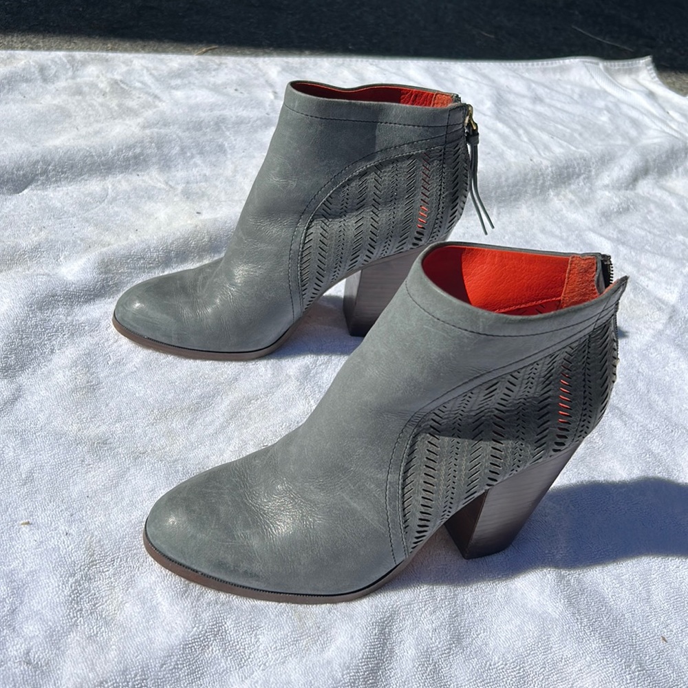 Coach heeled boots
